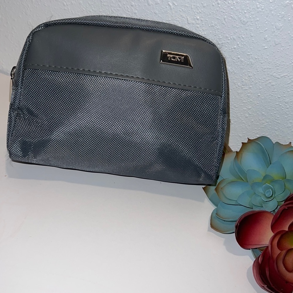 TUMI Grey Small Toiletry Bag